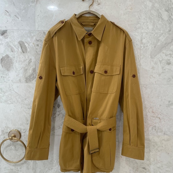 BERETTA {US 44} Safari Jacket Serengeti Cotton Caramel /Khaki Belt - Picture 2 of 9